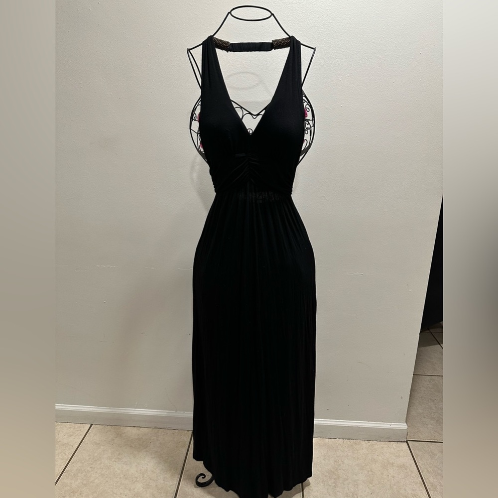 Black long dress